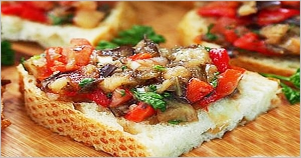 Eggplant Bruschetta
