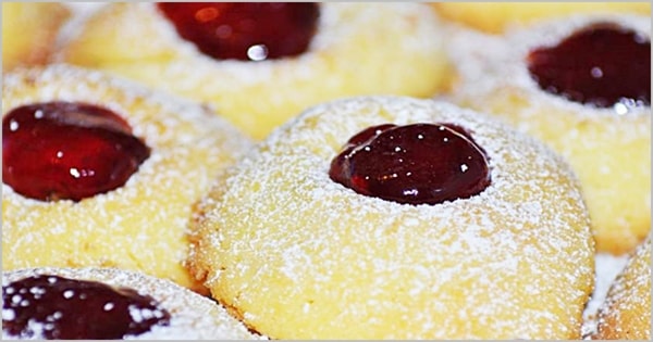 Ricotta & Jam Cookies