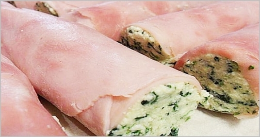 Ricotta & Prosciutto Rolls