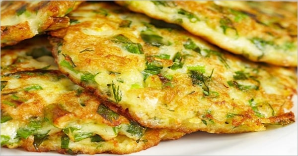 Zucchini & Onions Fritters