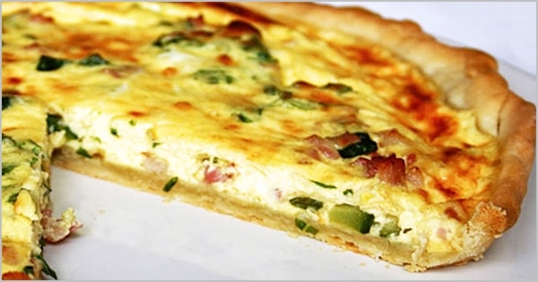 Zucchini & Pancetta Pie