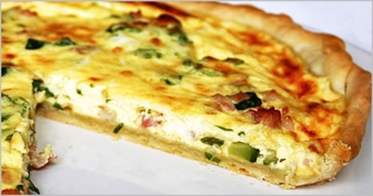 Zucchini & Pancetta Pie